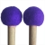 purple knitting needles